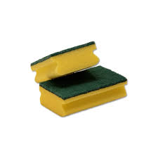 Scheuerschwamm+Griff 13x7cm - 6 St.